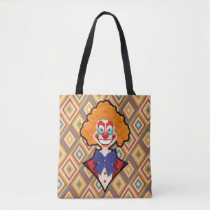 Bolsa Tote Palhaço de Spooky Retro Halloween Carnaval assusta