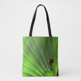 Bolsa Tote Palm Life | Palm verde Frond Palm Tree motif