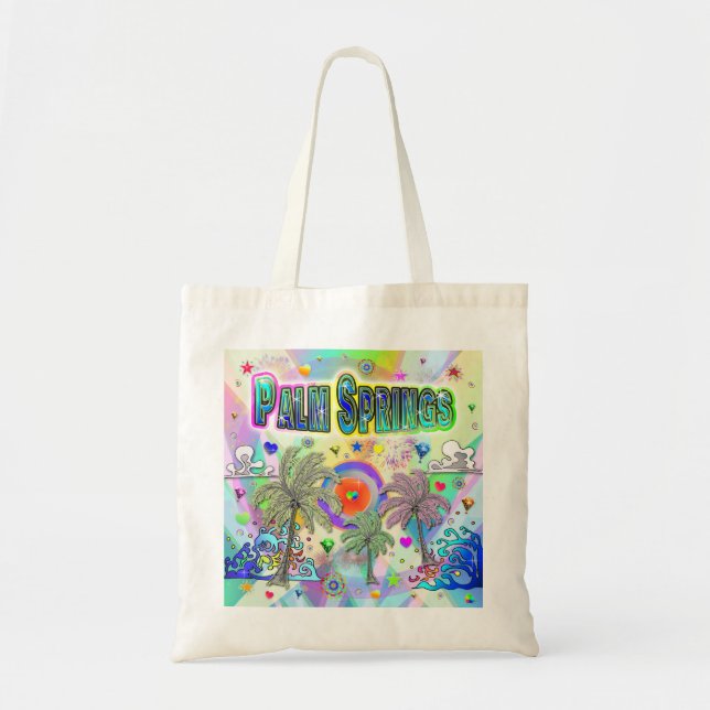 Bolsa Tote Palm Primavera Deep Dream Token Bag (Frente)