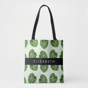 Bolsa Tote Palm Sai, Padrão Tropical, Seu Nome