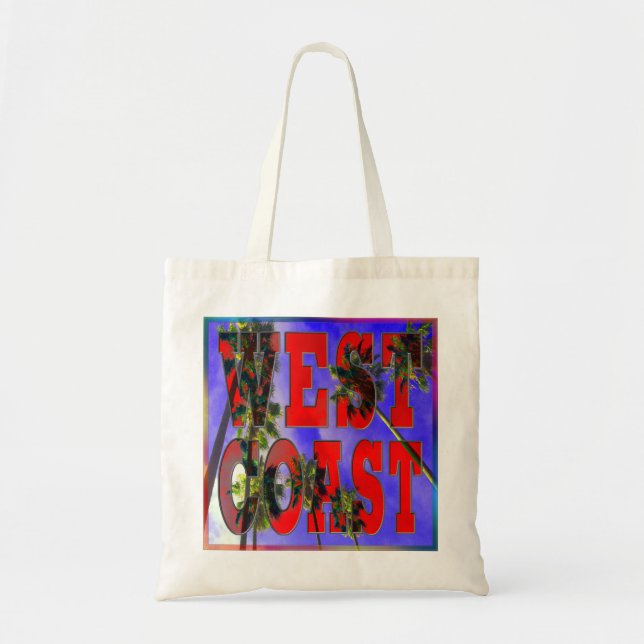 Bolsa Tote Palm Sky: Costa Oeste (Frente)