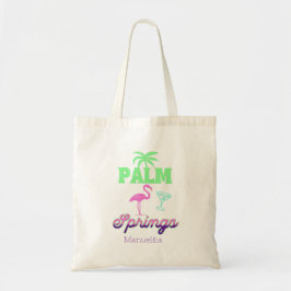 Bolsa Tote palm springs flamingo tropical bachelorette party