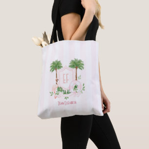 Bolsa Tote Palm Springs Monograma Rosa Cabana Despedida de So