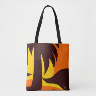 Bolsa Tote Palm Tree On Beach Sunset