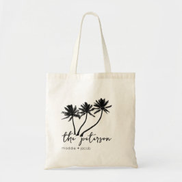 Bolsa Tote Palm Tree Wedding Bem-vindo