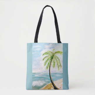 Bolsa Tote Palma da brisa de mar