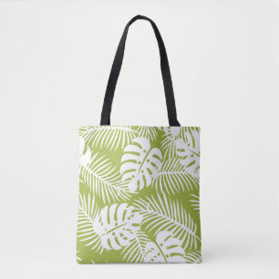 Bolsa Tote Palma Verde Deixa Padrão Florestal Tropical
