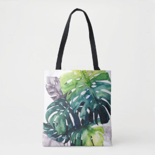 Bolsa Tote Palmas de Twilight - Folha Dividida