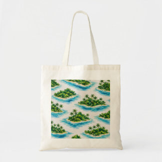 Bolsa Tote Palmeira de Ilha Tropical