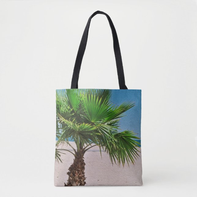 Bolsa Tote Palmeira tropical (Frente)