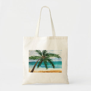 Bolsa Tote Palmeiras aquáticas praia mar Havaí costeiro