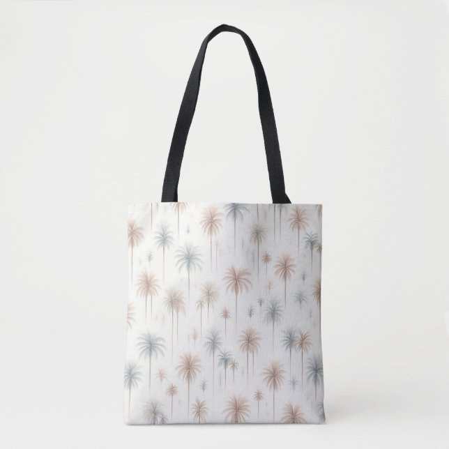Bolsa Tote Palmeiras de Fogos de Artifício (Frente)