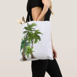 Bolsa Tote Palmeiras de Praia Casamento no Oceano