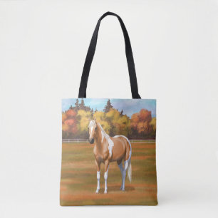 Bolsa Tote Palomino Pinto Quarto Cavalo Pintor Estalhão