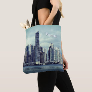 Bolsa Tote Panamá Skyline (personalizável)