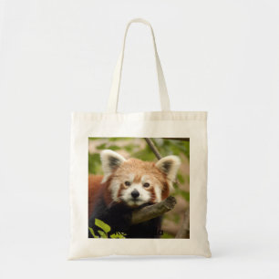 Bolsa Tote Panda-007 vermelho, panda vermelha