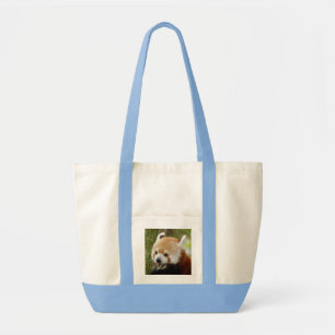 Bolsa Tote Panda-032 vermelho, panda vermelha
