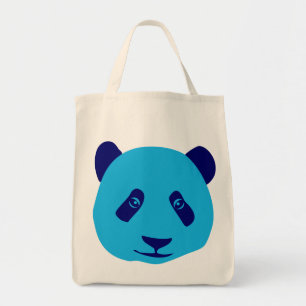 Bolsa Tote Panda - Azul