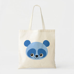 Bolsa Tote Panda azul