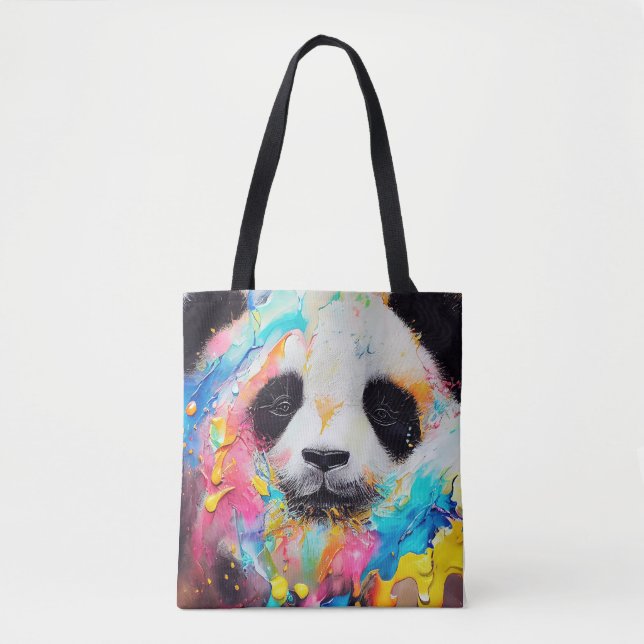 Bolsa Tote Panda Bear Animal Discovery Nature (Frente)