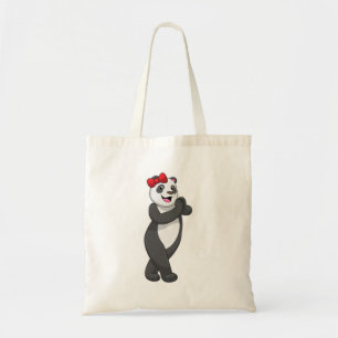 Bolsa Tote Panda com Faixa de Opções
