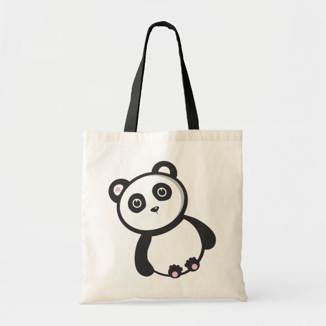 Bolsa Tote Panda de Kawaii (Frente)