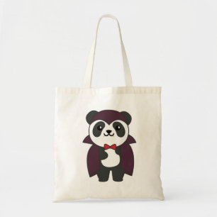 Bolsa Tote Panda Halloween Curioso Crianças Diabos Vampiro Fi