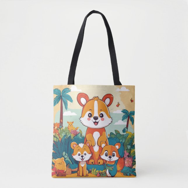 Bolsa Tote Panda Paradise (Frente)
