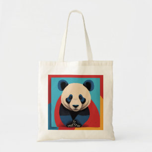 Bolsa Tote Panda pop art