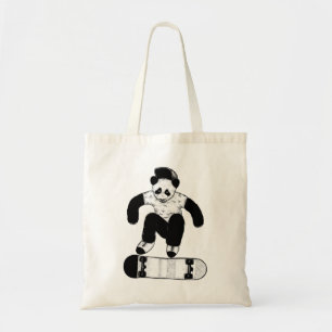 Bolsa Tote Panda Skateboarding