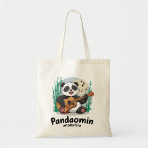 Bolsa Tote Panda Tocando Violão - Diversão Musical Panda