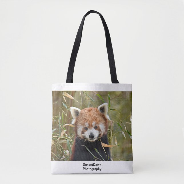 Bolsa Tote Panda Vermelha (Frente)