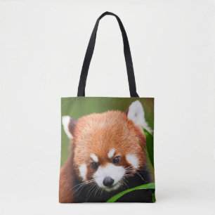 Bolsa Tote Panda Vermelho Fofo