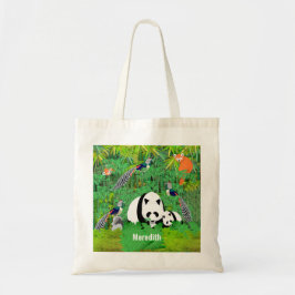 Bolsa Tote Pandas Lady Amherst's Pheasants Red Pandas Bamboo