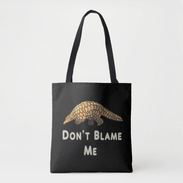 Bolsa Tote Pangolin Não me culpe (Frente)