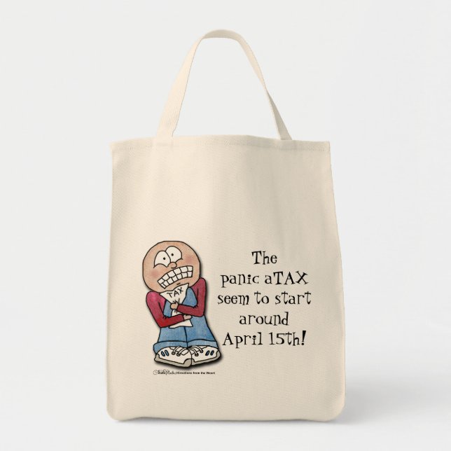 Bolsa Tote Pânico TAX! (Frente)