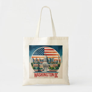 Bolsa Tote Panorama de Washington DC