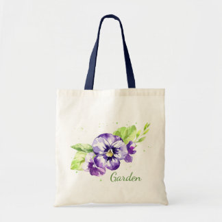 Bolsa Tote Pansy Floral