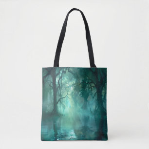 Bolsa Tote Pântano Verde assustador
