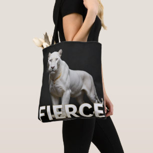 Bolsa Tote Pantera Branca Luxo Moda