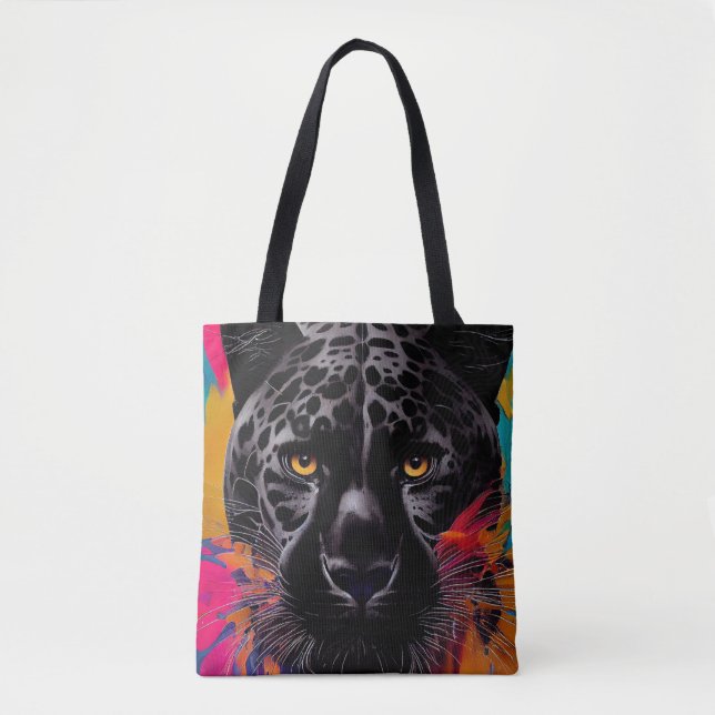 Bolsa Tote Panther Animal Discovery Adventure Nature Planet E (Frente)