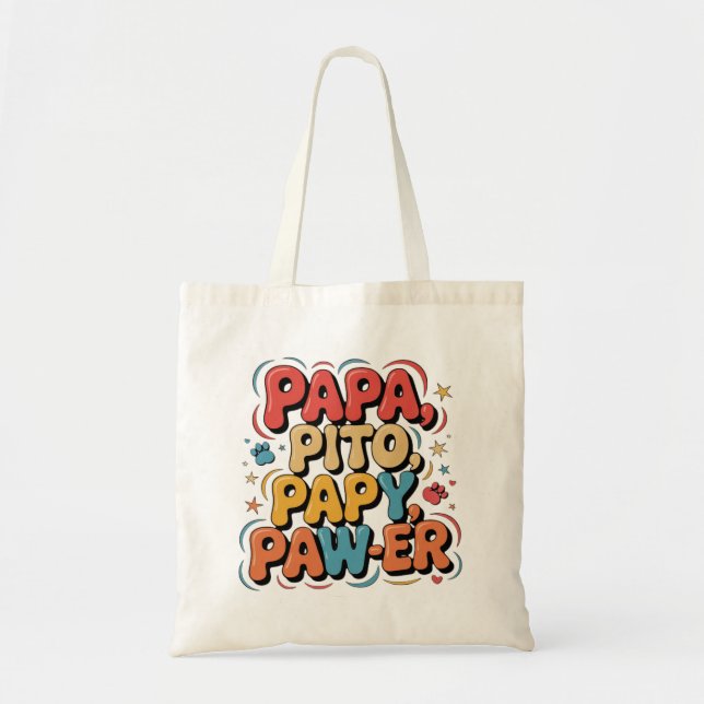 Bolsa Tote Papa Pito Pappy Pawer (Frente)