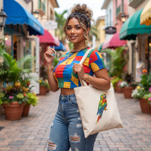 Bolsa Tote Papagaio