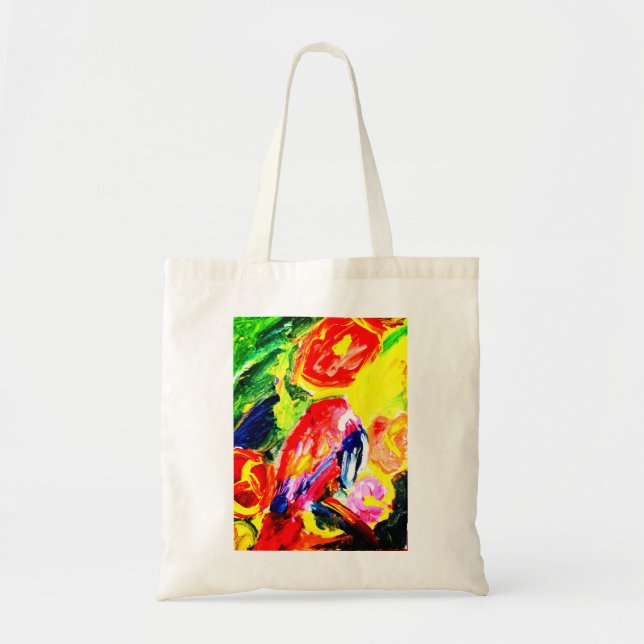 Bolsa Tote Papagaio alegria de verão (Frente)