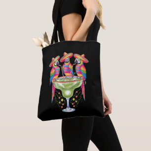 Bolsa Tote Papagaio Cinco De Maio Divertido Bebendo Festa Mex