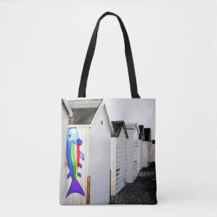 Bolsa Tote Papagaio colorido arco-íris