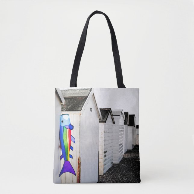 Bolsa Tote Papagaio colorido arco-íris (Frente)