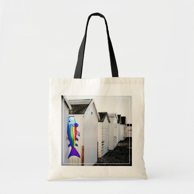 Bolsa Tote Papagaio colorido arco-íris (Frente)