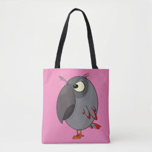 Bolsa Tote papagaio da cinza africana
