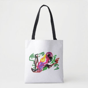 Bolsa Tote Papagaio diversão verão
